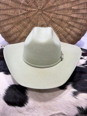 Serratelli Pistachio Wool Cowboy Hat 7 1/2